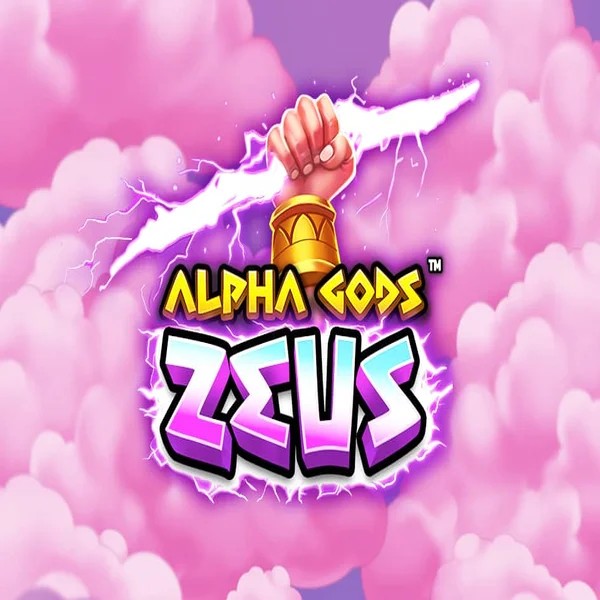 Slots logo of Alpha Gods Zeus from PearFiction Studios at CrownPlay Casino
