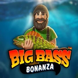 Big Bass Bonanza game by Pragmatic Play – logo hosted on CrownPlay Casino