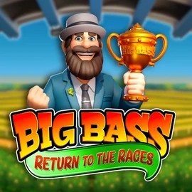 Big Bass Return to the Races casino game by Pragmatic Play – featured logo at CrownPlay Casino