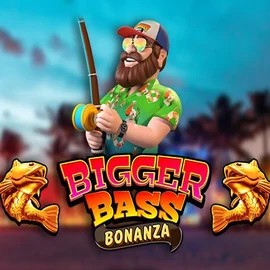 Bigger Bass Bonanza logo by Pragmatic Play at CrownPlay Casino