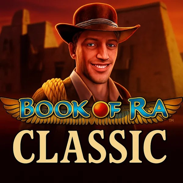 Book of Ra Classic logo by Novomatic CrownPlay Casino