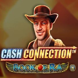 Cash Connection Book Of Ra by Novomatic, showcased at crownplays.org – game logo