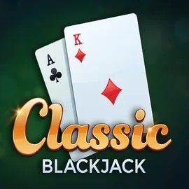 Classic Blackjack casino game by Red Tiger Gaming – featured logo at CrownPlay Casino