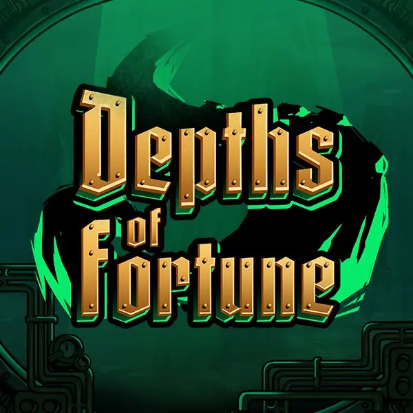 Depths of Fortune slot logo by AvatarUX Studios at CrownPlay Casino