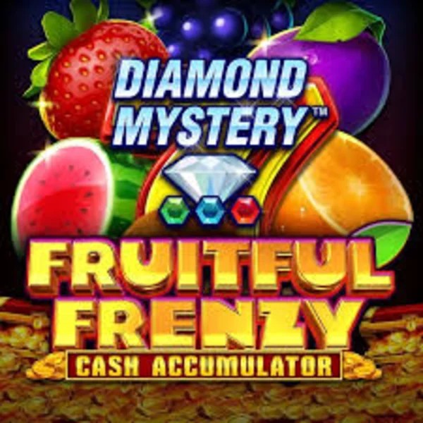 Slots logo of Diamond Mystery Fruitful Frenzy Cash Accumulator from Greentube at CrownPlay Casino