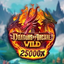Dragons of Arcane Wild logo by Foxium at CrownPlay Casino