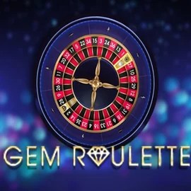 Gem Roulette online game logo by iSoftBet on crownplays.org