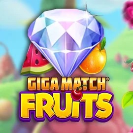 Giga Match Fruits slot visual from RubyPlay available on crownplays.org
