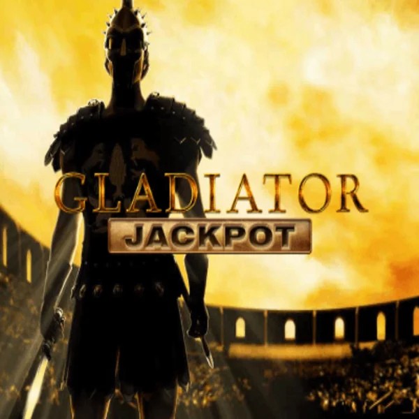 Gladiator Jackpot online game logo by Playtech on crownplays.org