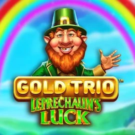 Gold Trio Leprechaun's Luck logo – Slots by Playtech at CrownPlay Casino