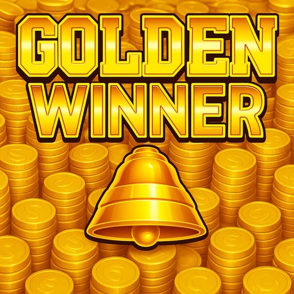 Slots logo of Golden Winner from Inspired Gaming at CrownPlay Casino
