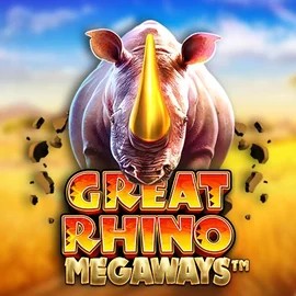 Great Rhino Megaways logo – Slots by Pragmatic Play at CrownPlay Casino