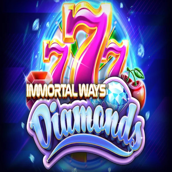 Immortal Ways Diamonds slot logo by RubyPlay at CrownPlay Casino
