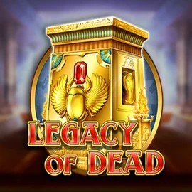 Official Slots logo: Legacy of Dead by Play'n GO at CrownPlay Casino