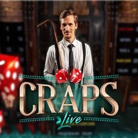 Live Craps slot visual from Evolution available on crownplays.org
