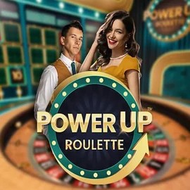 PowerUP Roulette slot logo by Pragmatic Play at CrownPlay Casino
