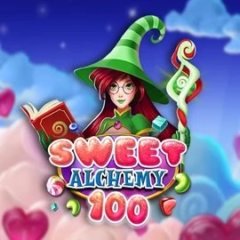 Sweet Alchemy 100 slot visual from Play'n GO available on crownplays.org