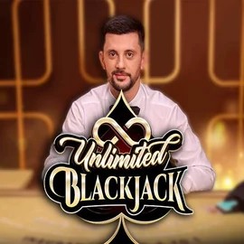Unlimited Blackjack logo by Ezugi CrownPlay Casino