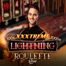 XXXtreme Lightning Roulette online game logo by Evolution on crownplays.org
